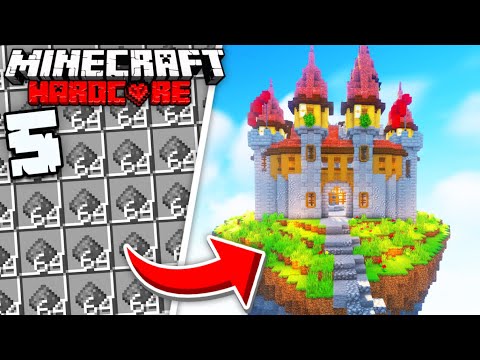 Mozi - I Built a CREEPER FARM CASTLE In Minecraft Hardcore! (#5)