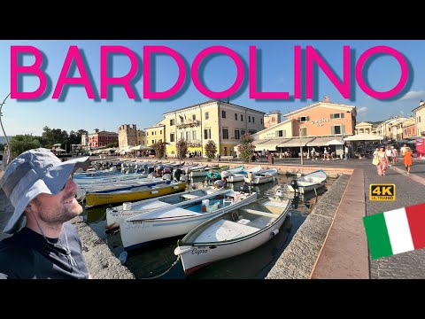 BARDOLINO Walking Tour 4K, LAGO DI GARDA - Italy, GARDASEE Walk Tour, POV Travel