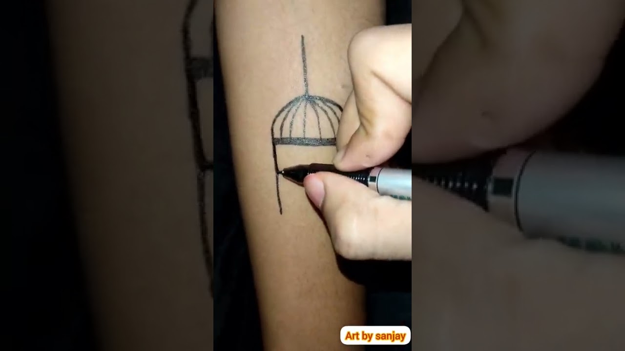 how to make birds tattoo 🐦🐦🐦🐦🐦