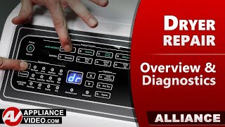 Dryer Overview and Diagnostic Mode - Error Code Reading