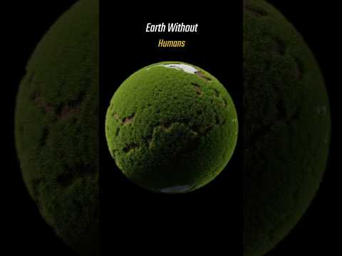 What If Earth Had No Humans? | A Planet Without Us 🌍#EarthWithoutHumans #LifeAfterHumans #space