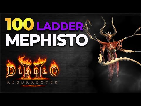 100 Mephisto Runs SICK Drops! Ladder! Diablo 2 Resurrected