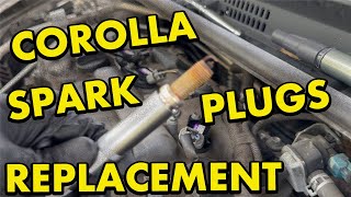 2014-2019 Toyota Corolla Spark Plugs Replacement
