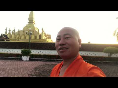 29.10.2023 wat that luang tai Laos viên chăn tiến sĩ thíchtâmphúc Budista annamnikayathai tailândia