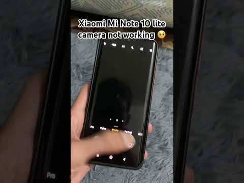Help! Xiaomi Mi Note 10 Lite camera not working. What to do? #shorts