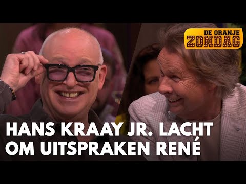 Hans Kraay jr. moet lachen om uitspraken René van der Gijp over zijn carrière | DE ORANJEZONDAG