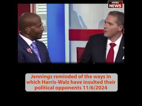 Jennings reminded panelists of Harris insulted opponents, this is a mandate to do what you said you