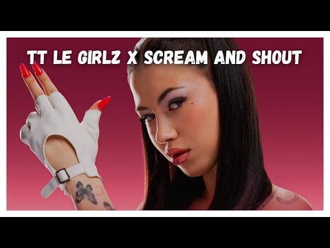 TT LE GIRLZ X SCREAM AND SHOUT (ANNA, Niky Savage) - mashup 🪩🎉