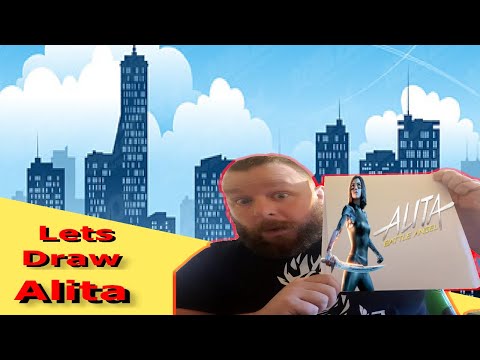 Let's Draw Alita Battle Angel