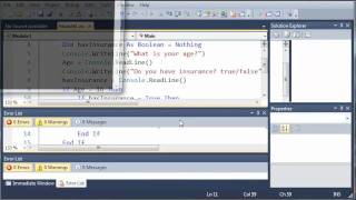 Visual Basic Tutorial - 15 - Nested If Statements