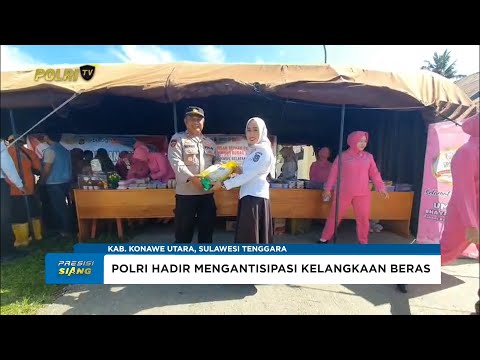 POLRES KONAWE UTARA GELAR GERAKAN PASAR MURAH