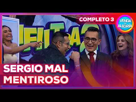 ¡Se le olvidó! Sergio es un mal mentiroso, falló como infiltrado 🤥🤣 | Venga la Alegría