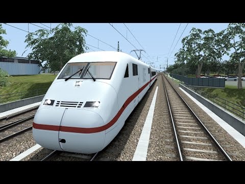 Neubaustrecke SFS NBS Nürnberg - Ingolstadt ICE 2 Erkundungsfahrt Führerstandsmitfahrt