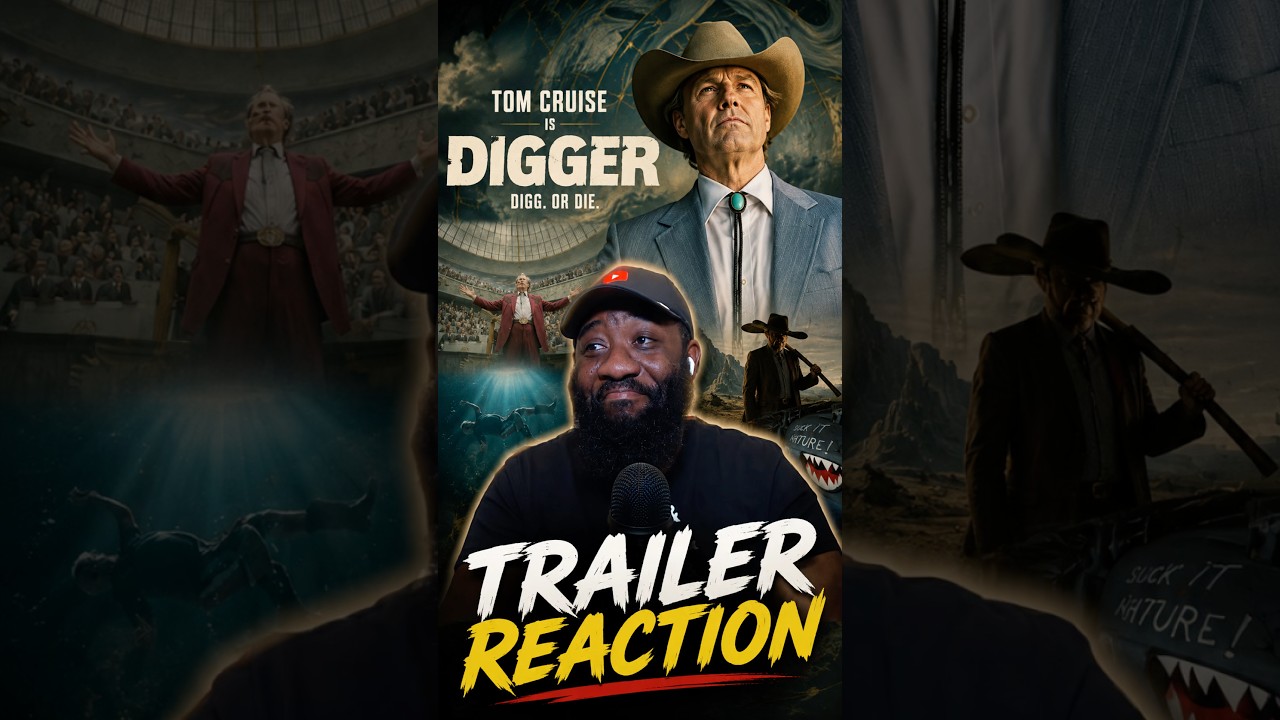 Tom Cruise’s DIGGER Trailer Reaction 🤯 This Looks Insane #shorts #movies