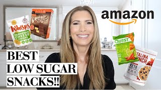 The 6 Best Low Carb Snacks on Amazon I Can't Live WITHOUT - Healthy, Keto Snacks, Low-Sugar Snacks