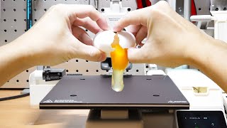 - 最新の3Dプリンターに「卵」を投入すると...