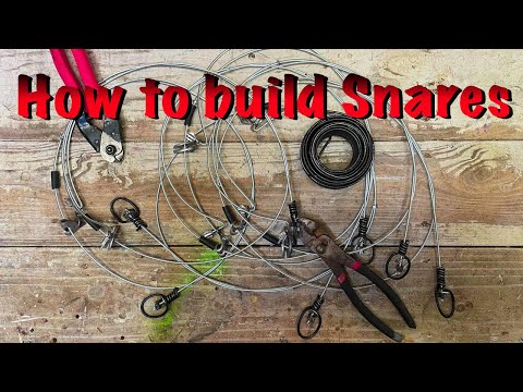 Building Snares and Cable restraints [step by step]