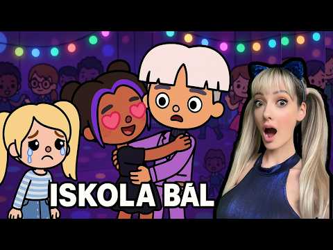 ISKOLABÁL!🪩 KI LESZ A GYŐZTES??😱😭 #13RÉSZ #iskolabál #szerelem