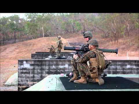 Fox Co., BLT 2/7, 31st MEU shoots SMAW rockets in Darwin, Australia
