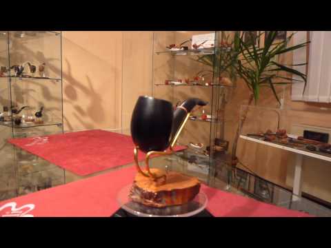 Pipa in radica bent freehand - www.paronellipipe.it