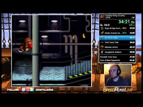 Donkey Kong Country | 101% Speed Run | 59:17