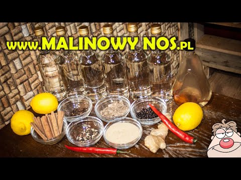 Flavored vodkas - Juniper Vodka, Pepper Vodka, Chilówka, Ginger Vodka, Dębówka, Cinnamon Vodka an...