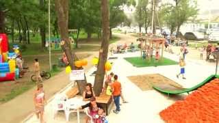 preview picture of video 'Детский праздник в честь открытия фонтана ч.1/с.Покровка/'