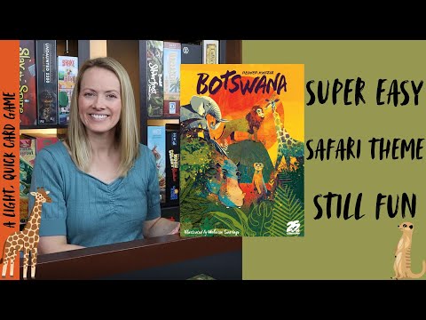 BOTSWANA | Light Train Game, I Mean Safari Card Game (by Knizia)