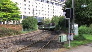 preview picture of video 'Die Linie 66 der Bonner Straßenbahn, mit historischen Szenen. Trams in Bonn-Germany.'