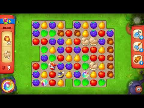 Gardenscapes Level 10381 (Hard Level)