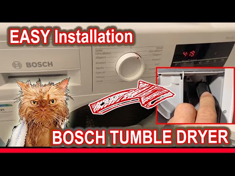 Installation of tumble dryer - Bosch ‘Test Winner’ in all Reviews