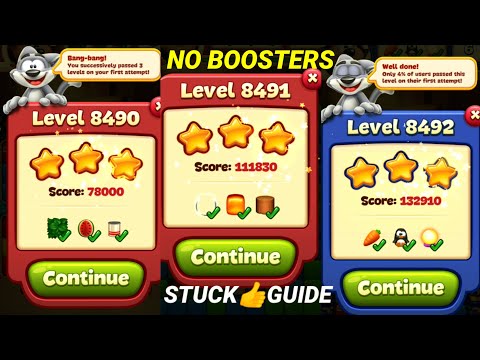 toon blast LEVELS 8490 8491 8492 🤺✨🏃🦖