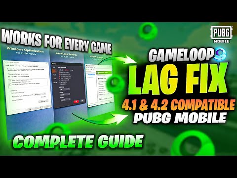 PUBG Mobile Lag Fix on Gameloop 🔥 | Best Windows Tweaks for Low-End PCs | Stable MS & FPS