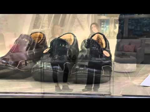 Clarks Unstructured Leather Slip-on Shoes - Un.Loop on QVC