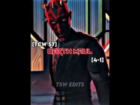 Darth Maul VS Ahsoka Tano (TCW/S7) #starwars #1vs1