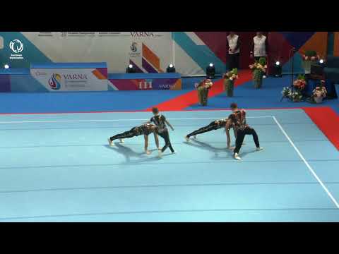Men's Group Great Britain - 2023 ACRO Europeans, Junior Dynamic (out of competition)