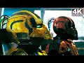 How Cyrax Sektor Turned Into Cyborgs Scene 4K ULTRA HD MORTAL KOMBAT