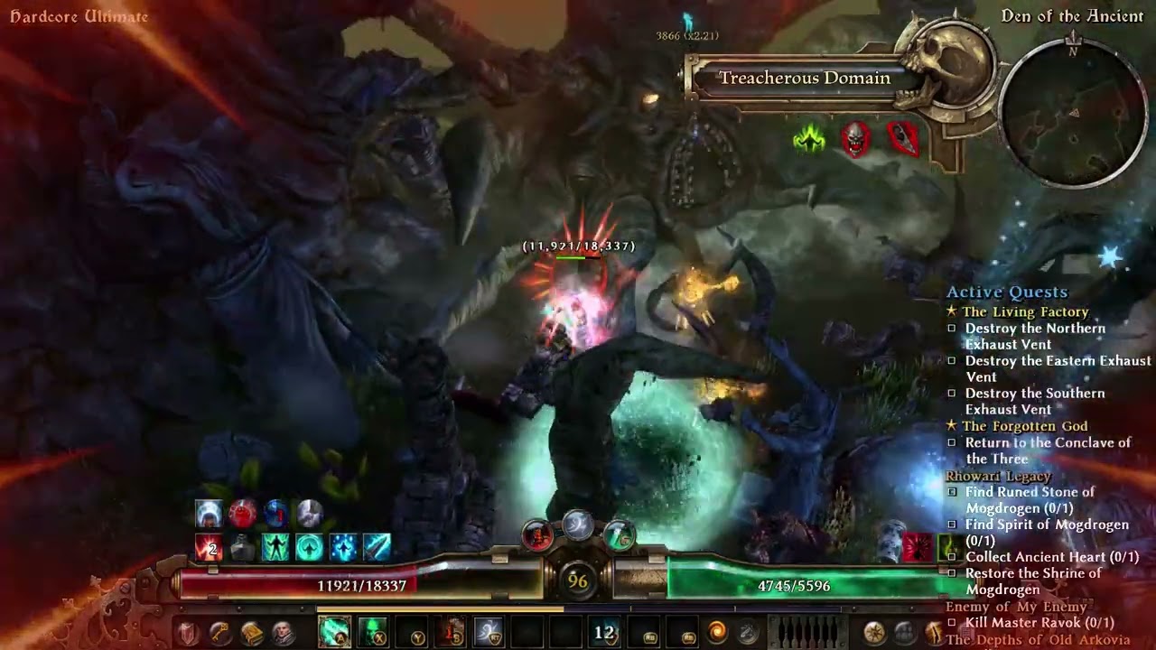 (1.2.1.2) GRIM DAWN HC Beginner lightning AAR Templar x Kra'Vall