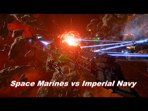 Space Marines vs Imperial Navy! Rank 147, Heroic Difficulty, 1500 Points - Battlefleet Gothic Armada