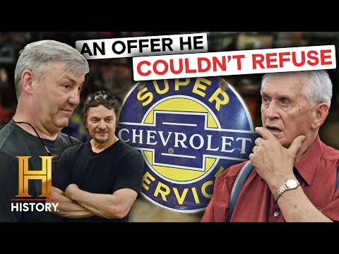 Incredible Collection of Car Parts *Including Chevrolet Sign* (Season 25) | American Pickers