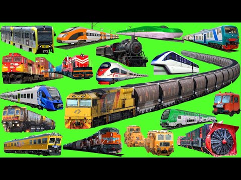 Railway Vehicles - Trains and Subways - Public Transportation Vehicles -  Trains and Locomotives