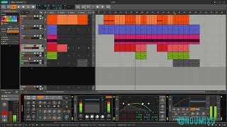 Video thumbnail for First beat on Bitwig 8-track by Ndumixo