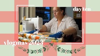 VLOGMAS 2023 | Day 10: It's Finally Cool Enough to Quilt!