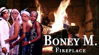 Boney M. - Joy to the World (Fireplace | Christmas Video)