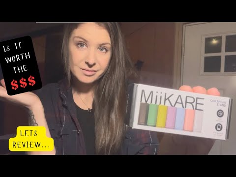 MiiKARE Airplane Travel Essentials Phone Holder, Universal Handsfree Phone Mount for Flying with 360 Degree Rotation, Accessory for Airplane, Travel Must Haves Phone Stand for Desk, Tray Table video review thumbnail
