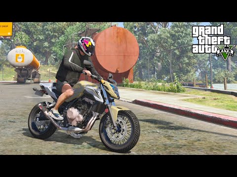 MODIF HONDA CB 500 F KENCANG BUAT BALAP LAWAN AKANG MV TOP - GTA 5 MOD INDONESIA
