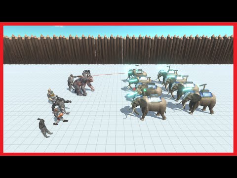 MUTANT PRIMATES VS EVERY BOSS ($imiliar Price) - ANIMAL REVOLT BATTLE SIMULATOR