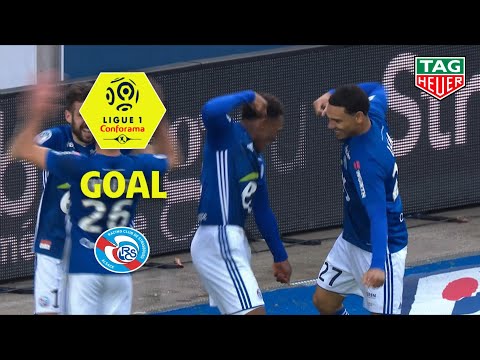 Goal Lebo MOTHIBA (23') / RC Strasbourg Alsace - SM Caen (2-2) (RCSA-SMC) / 2018-19