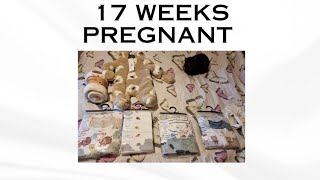 17 WEEKS PREGNANCY UPDATE/ BUMP/ BABY CLOTHING HAUL