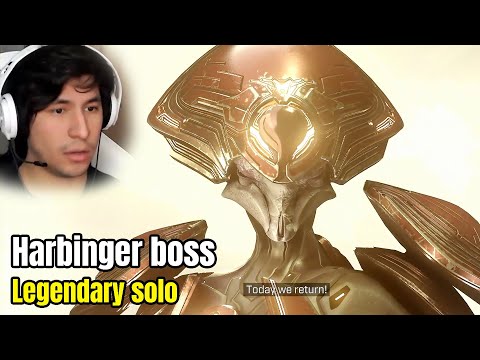 FINAL BOSS FIGHT! Harbinger boss on Legendary Solo - Halo Infinite w/ ENDING CUTSCENE Reaction